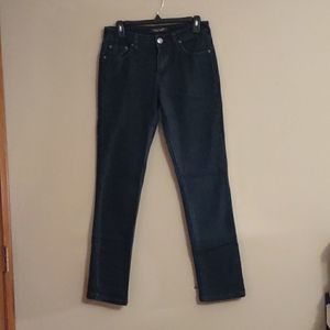 The Limited Women's size 8 dark wash mid rise jeans straight leg‎ cotton blend